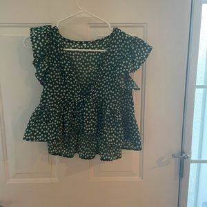 cute flowy short sleeve